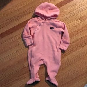 Patagonia fleece bunting rosebud pink